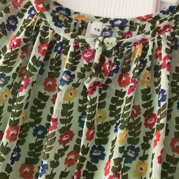 Floral ruffle bottom dress - Picture 2 of 3